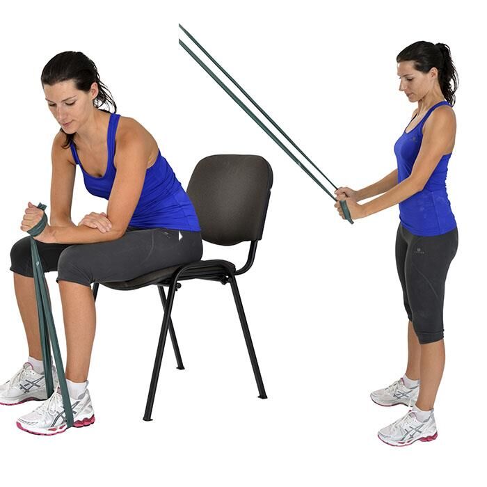 MVS Egzersiz Bandı - 1.5 Metre 4-Yeşil (Orta)