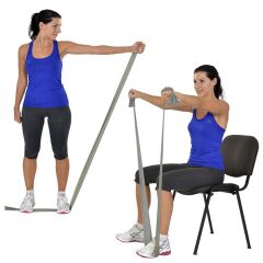 MVS Egzersiz Bandı - 1 Metre 4-Yeşil (Orta)