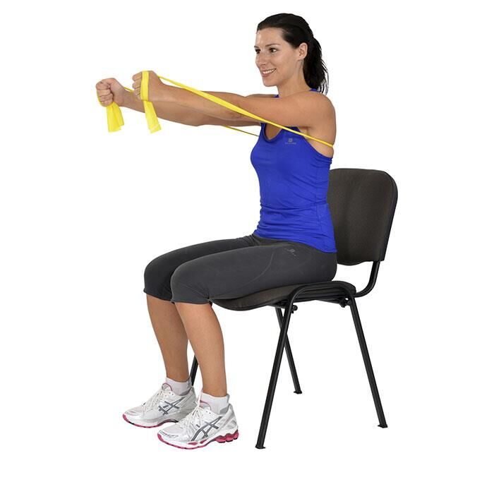 MVS Egzersiz Bandı - 1 Metre 2-Sarı (Çok Hafif)