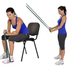 MVS Egzersiz Bandı - 1 Metre 4-Yeşil (Orta)