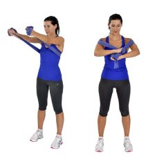 MVS Egzersiz Bandı - 1 Metre 5-Mavi (Sert)