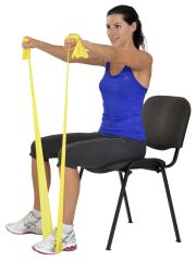 Maxiband Egzersiz Bandı - 1.5 Metre 7- Gümüş (Ekstra Sert)