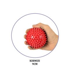 Maxi Dikenli El Egzersiz ve Duyu Topu 4. Kırmızı