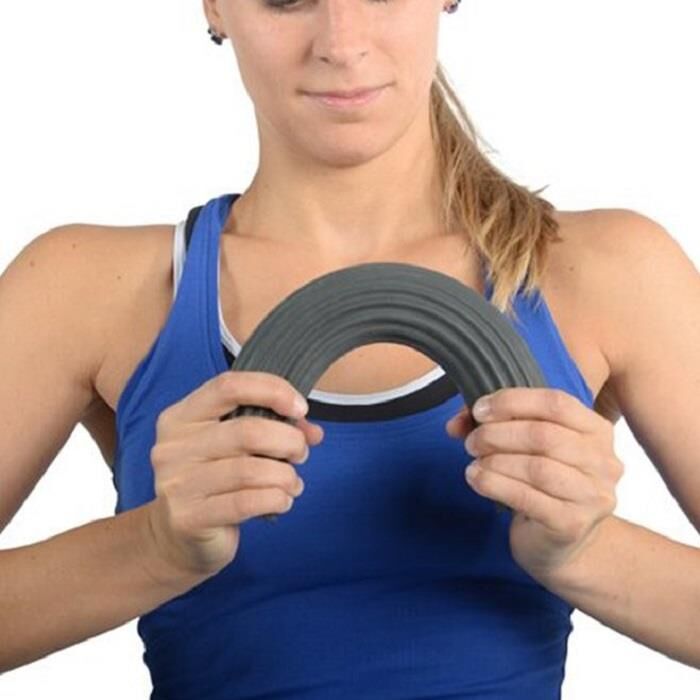 MVS Flexbar, Flexible El Kol Egzersiz Barı 6-Siyah (Çok Sert)