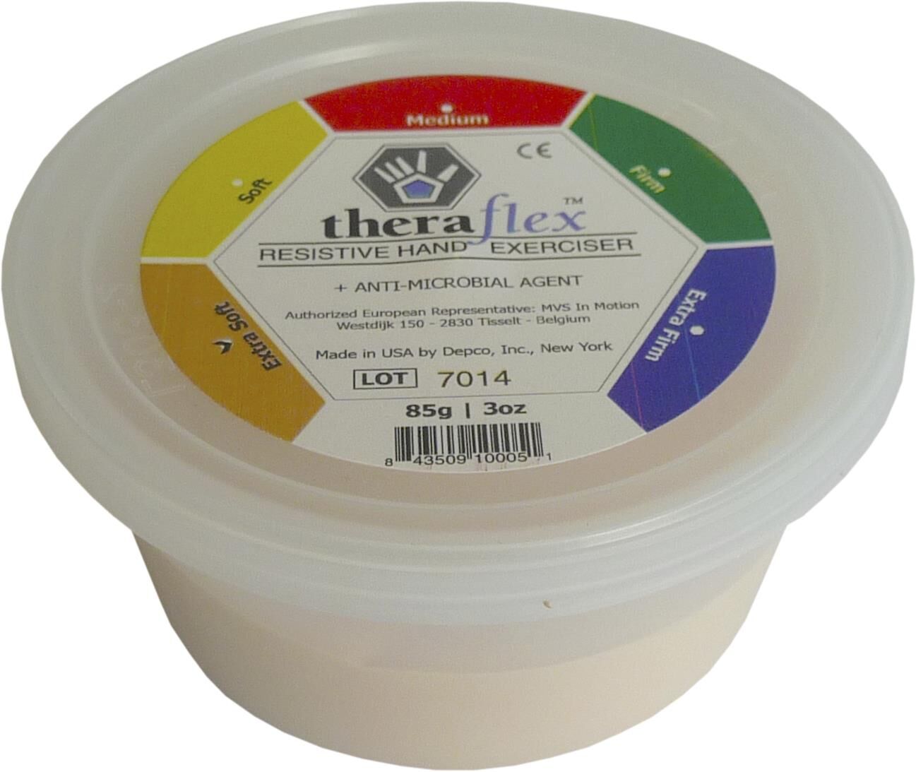 MVS Thera Flex Putty, El Egzersiz Hamuru 85 gr 1-Ten (En Hafif)