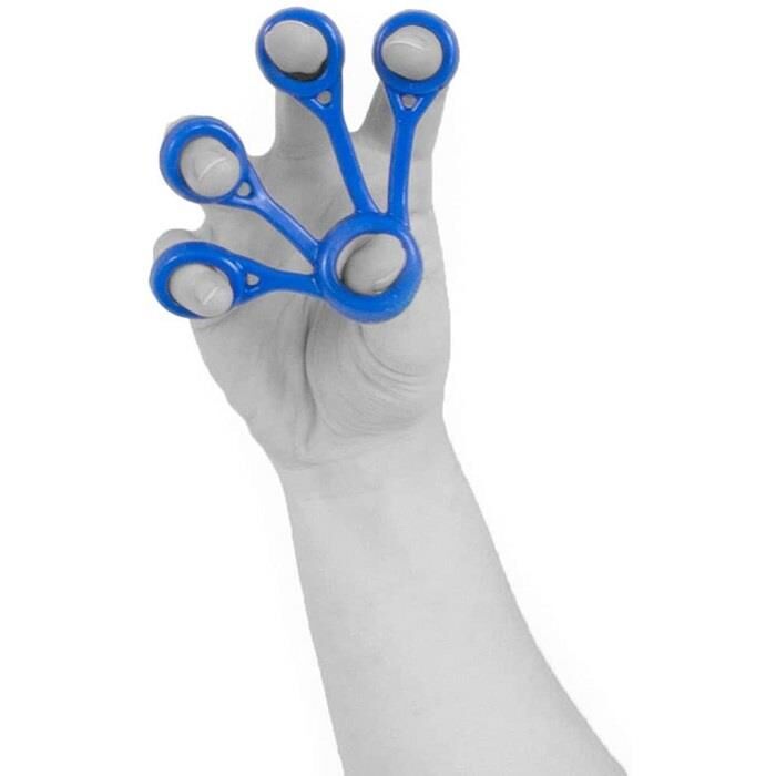 Finger Silikon El Egzersiz Lastiği 4- Mavi (Sert)