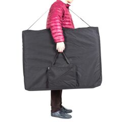 Ahşap 2 Parça Katlanabiir Masaj Masası Siyah