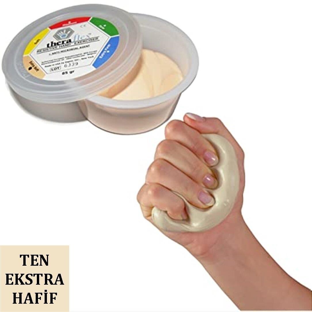 MVS Thera Flex Putty, El Egzersiz Hamuru 57 gr 1-Ten (En Hafif)