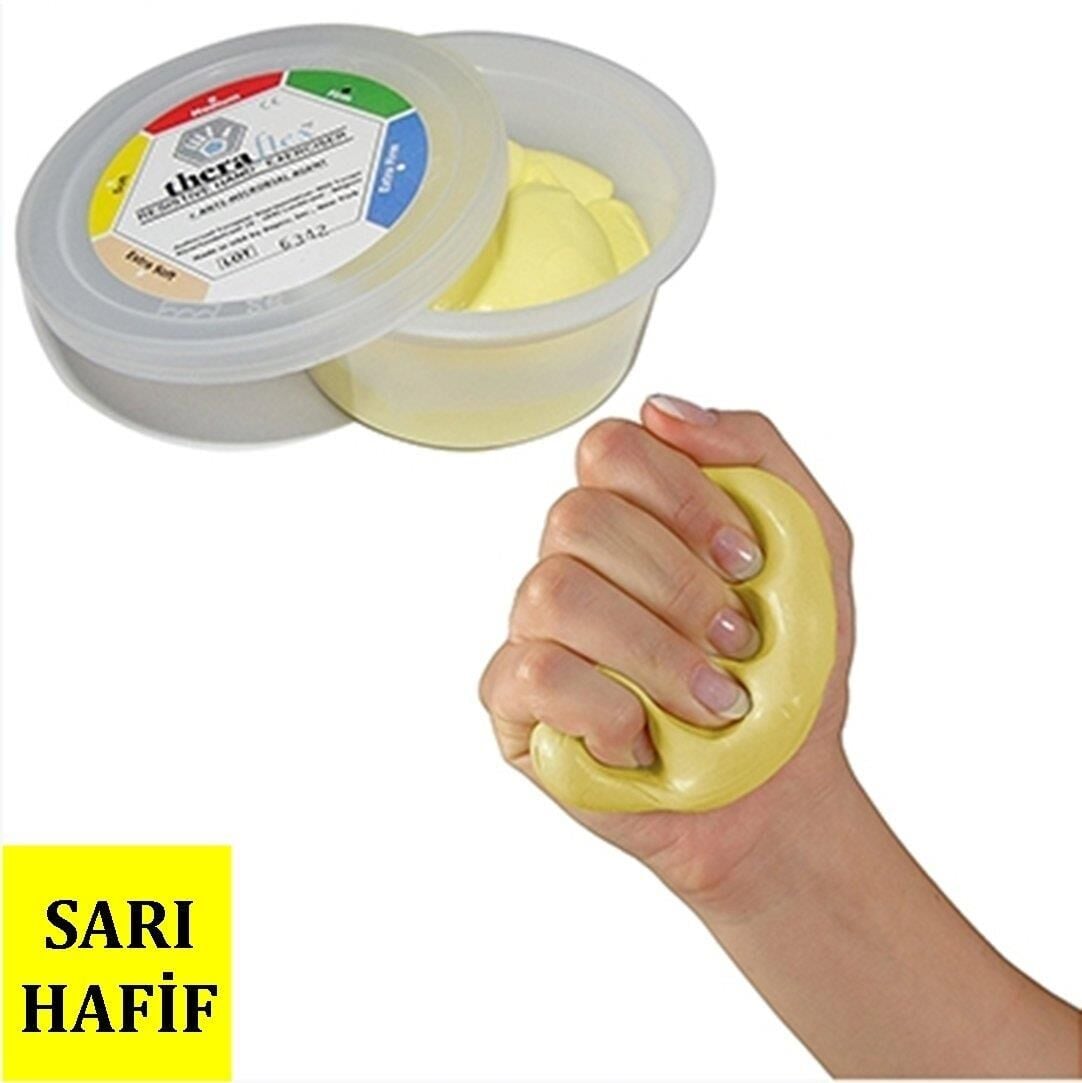 MVS Thera Flex Putty, El Egzersiz Hamuru 57 gr 2-Sarı (Çok Hafif)