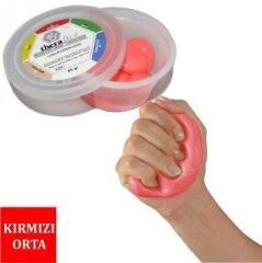 MVS Thera Flex Putty, El Egzersiz Hamuru 57 gr 3-Kırmızı (Hafif)