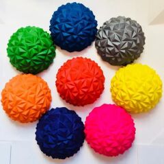 Yarım Denge ve Tırtıklı Egzersiz Topu 4 lü Set