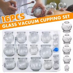 Cam Masaj Kupa Seti 16 Adet