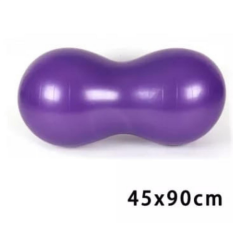 Maxi Fıstık Pilates Topu 45*90 cm Mor
