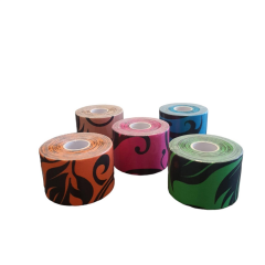 Maxi Desenli Kinesiotape Mavi Renk
