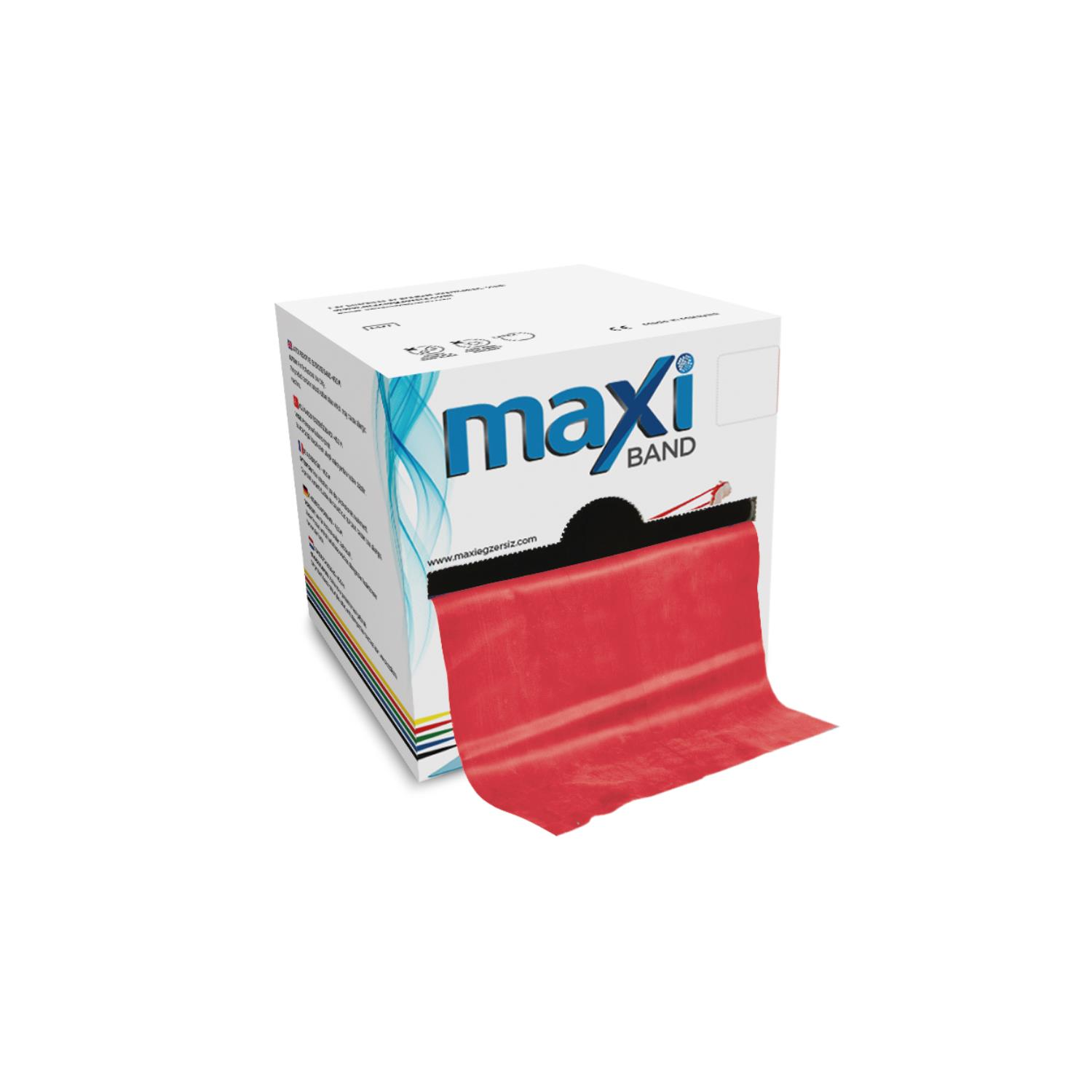 Maxiband Egzersiz Bandı 45.5 Metre 3-Kırmızı (Hafif)