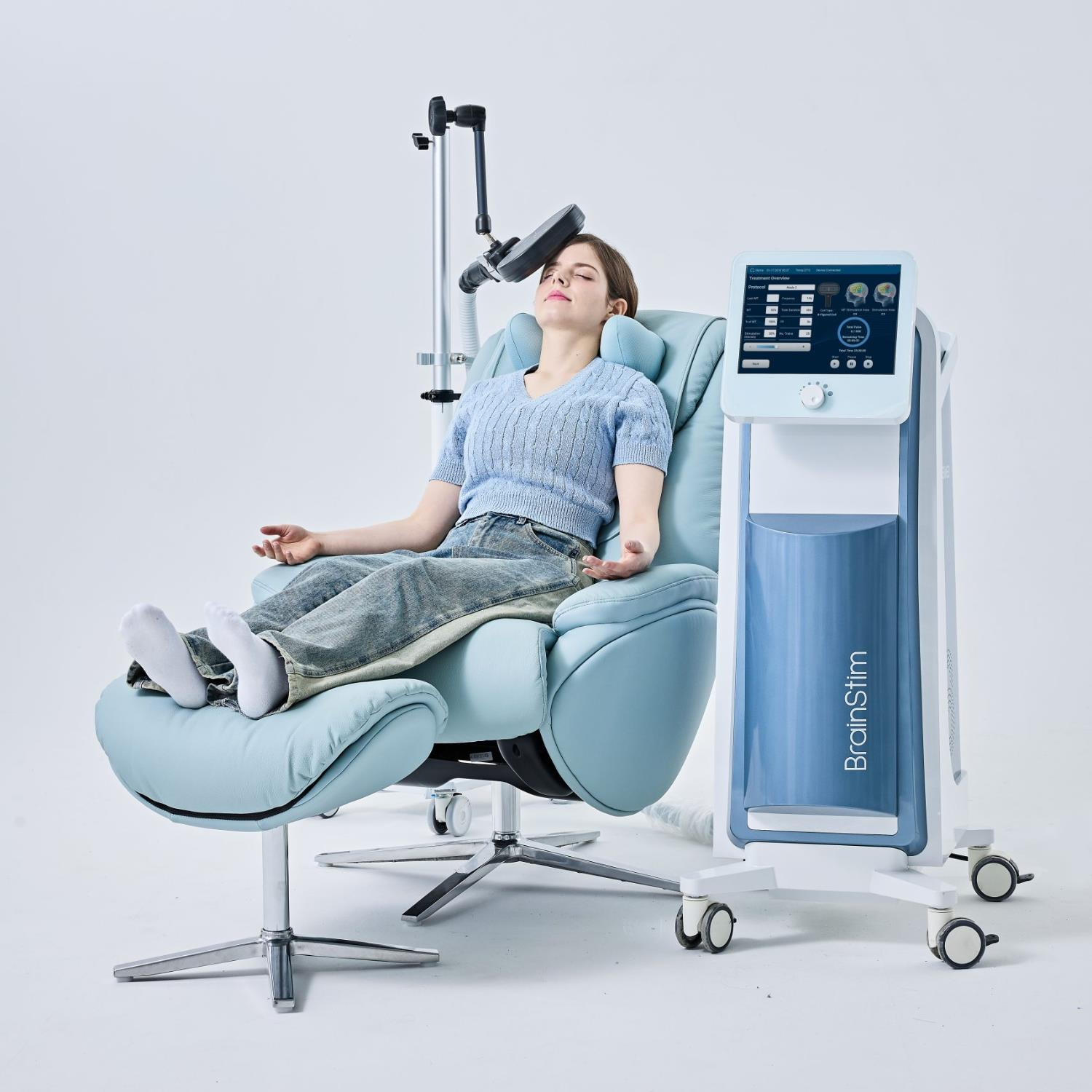 TMS Cihazı Remed BrainStim Transkranial Manyetik Alan Terapi Cihazı